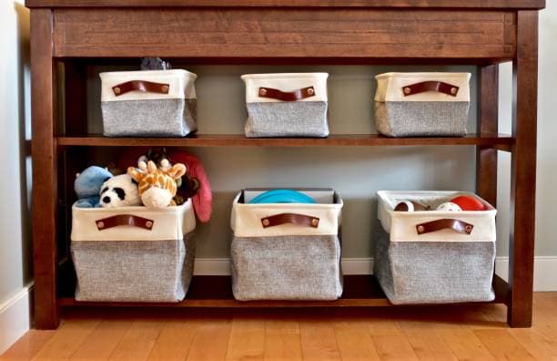 Home organization service decluttering and arranging a closet